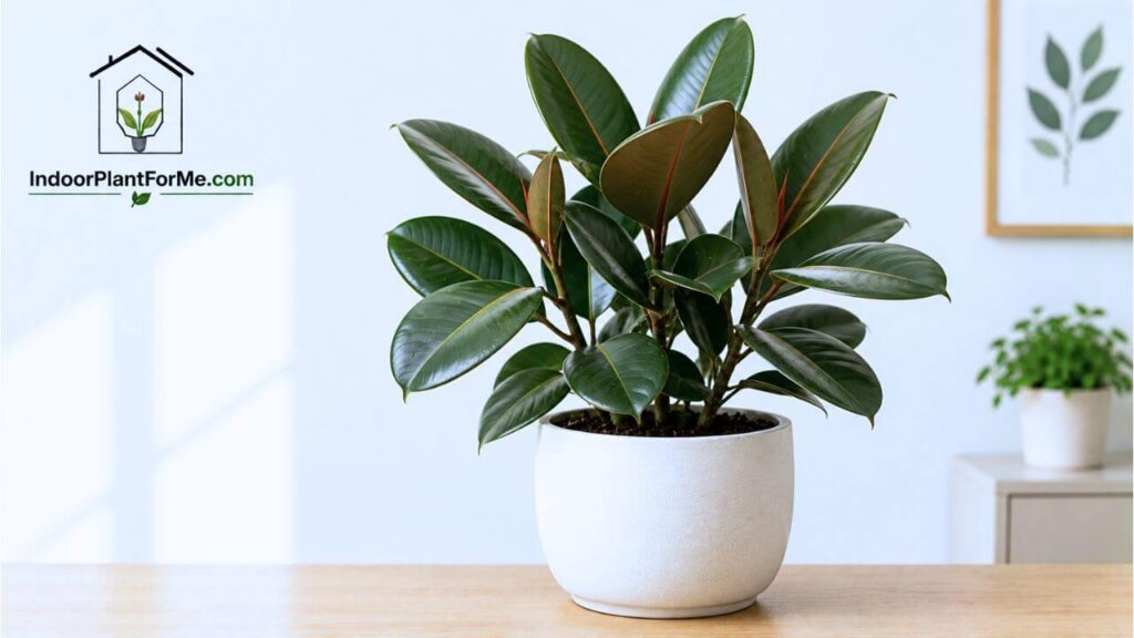 Rubber Plant (Ficus elastica):15 Best Indoor Plants for Beginners (Easy-Care Houseplants That Are Hard to Kill)